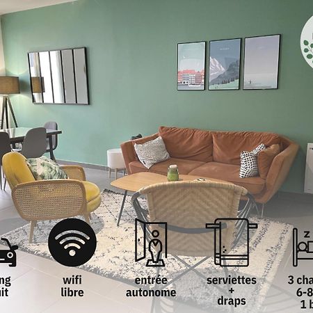 Le Cocon Troyen - 6-8P - 2 Parking Gratuits Apartman Troyes Kültér fotó