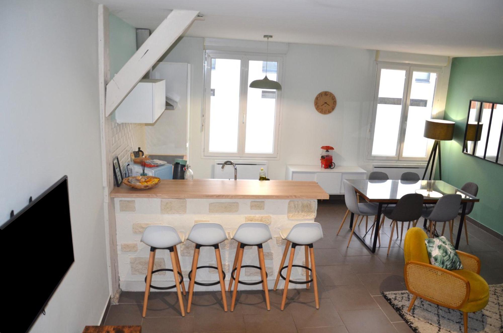 Le Cocon Troyen - 6-8P - 2 Parking Gratuits Apartman Troyes Kültér fotó