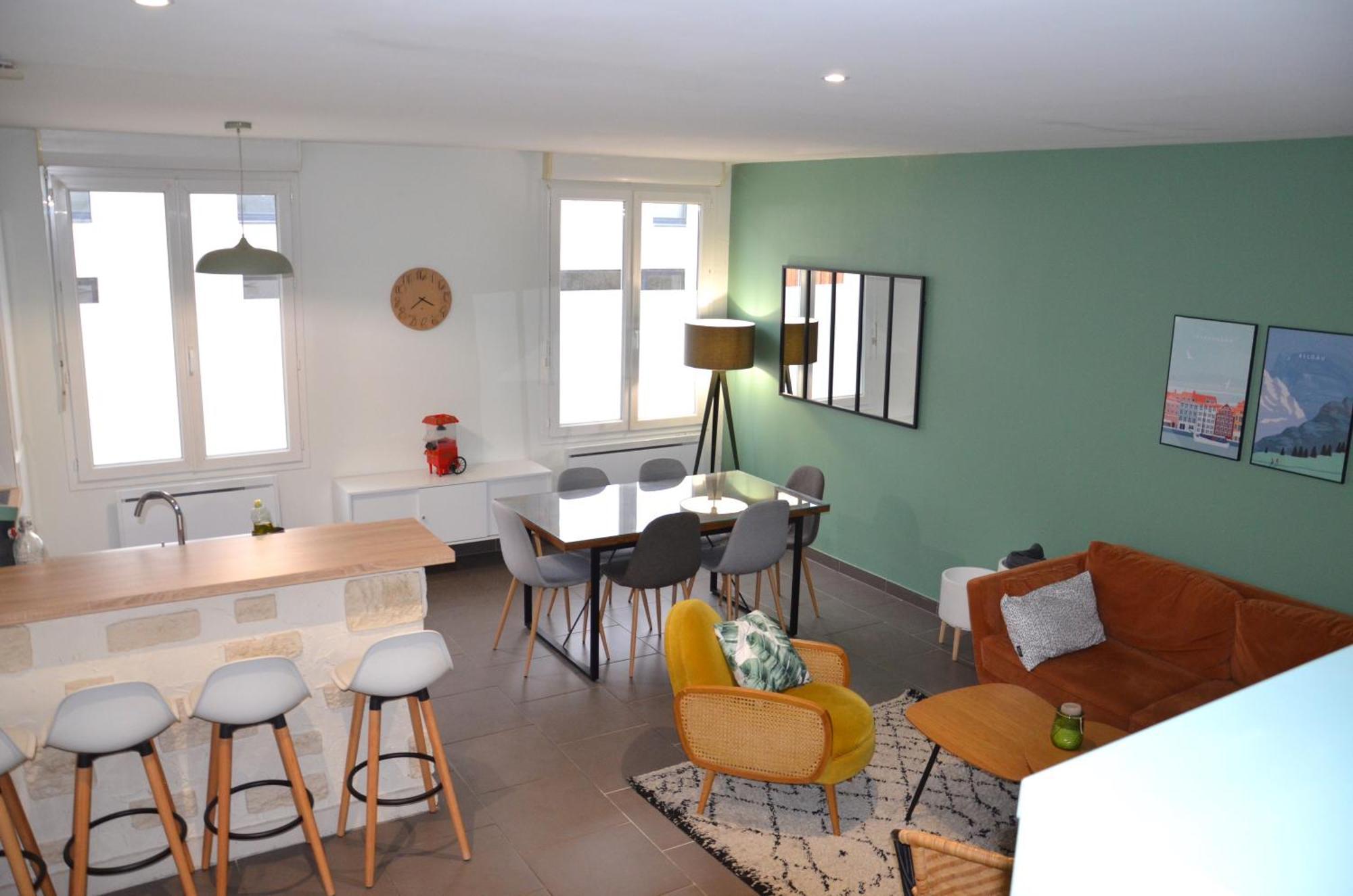 Le Cocon Troyen - 6-8P - 2 Parking Gratuits Apartman Troyes Kültér fotó